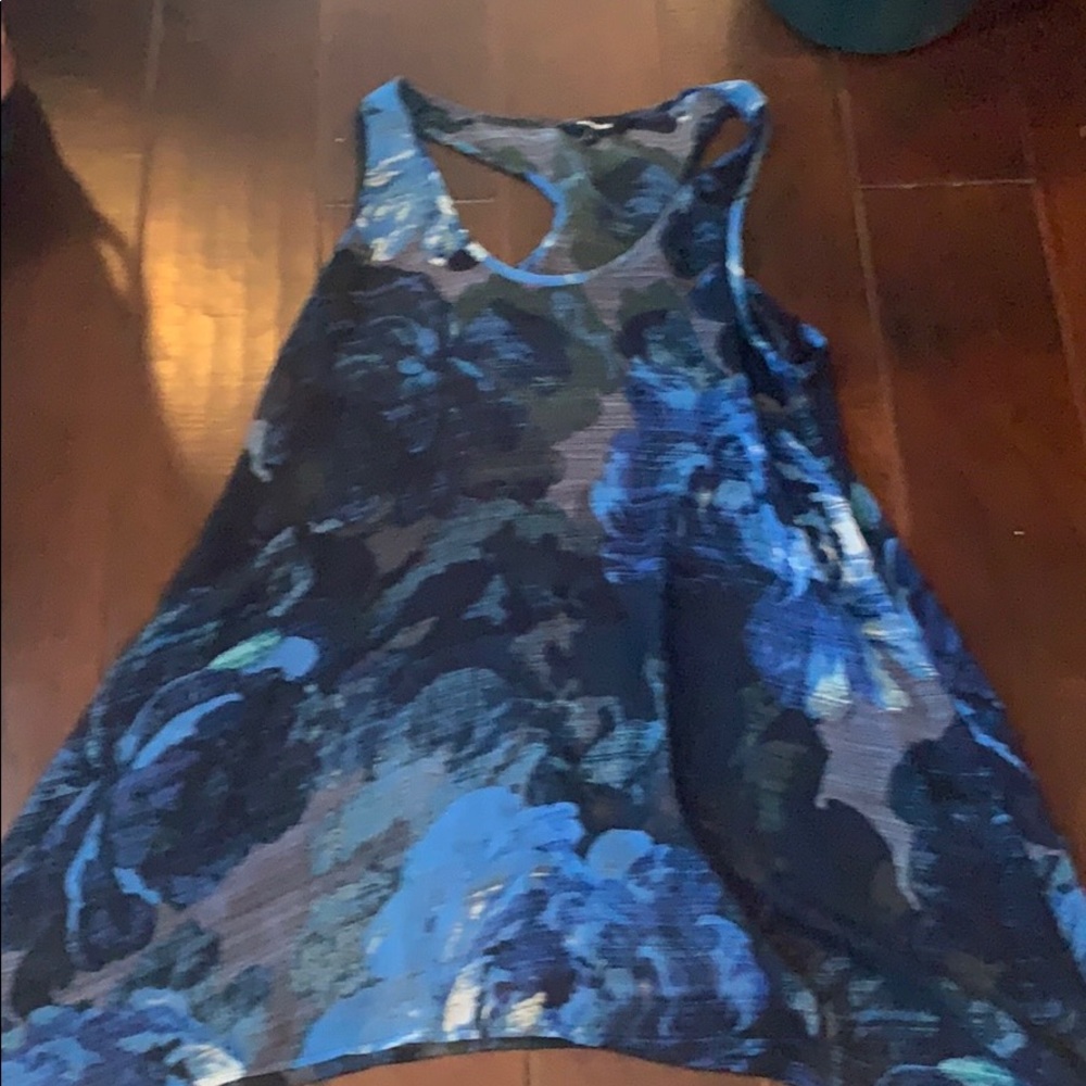 Express razor back sheer tank